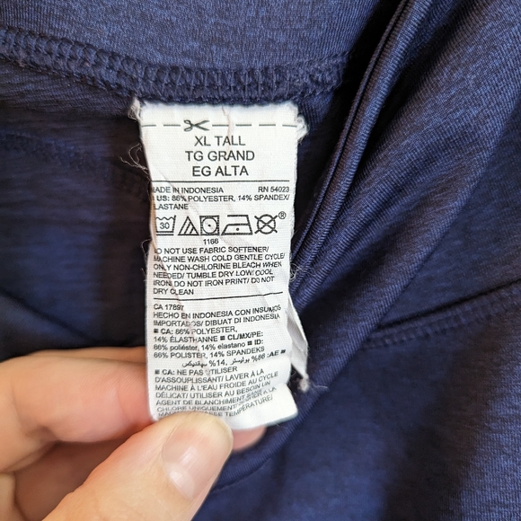 Old Navy XL Tall blue colour block leggings - Picture 4 of 5